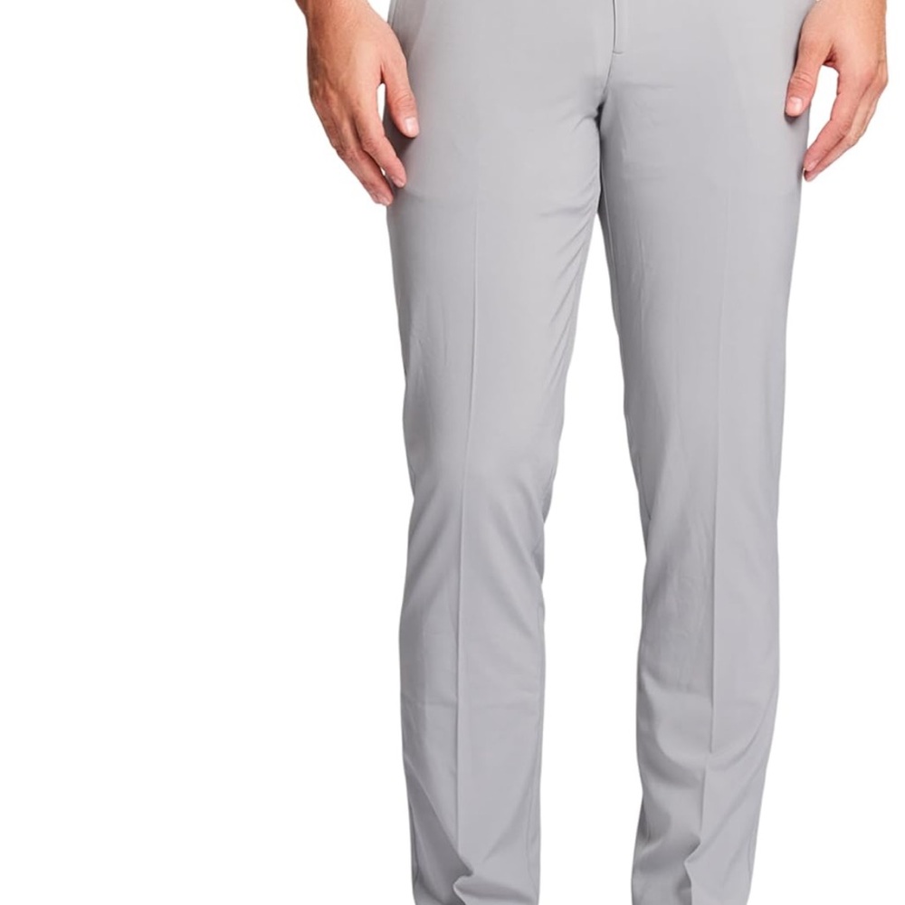 NWT Izod Swing Flex Golf Pants Size 36X32 stretch waistband, 4-way stretch Gray